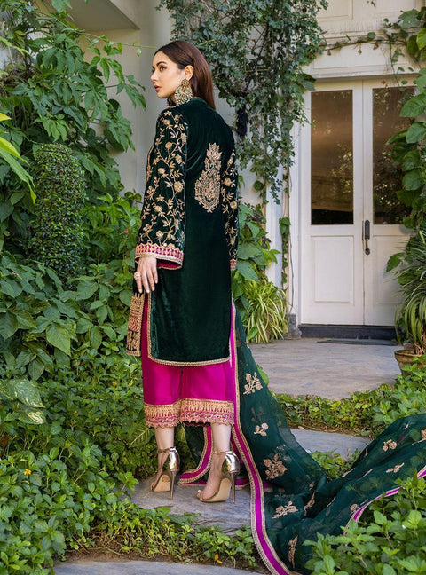 Zainab Chottani Velvet Collection Pareeshay 3 Pieces Unstitched Z-03