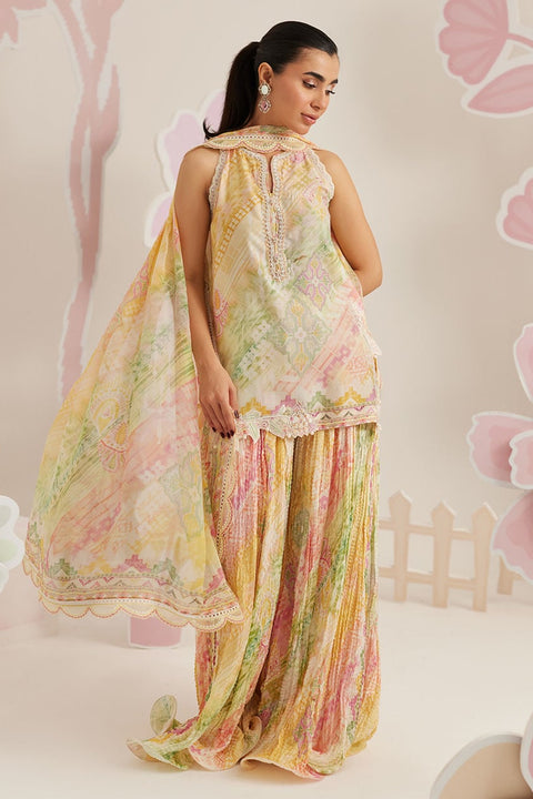 Farah Talib Aziz Luxury Embroidered Lawn 3 Piece Unstitched Elysia