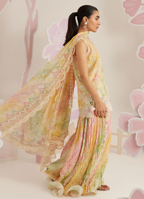 Farah Talib Aziz Luxury Embroidered Lawn 3 Piece Unstitched Elysia