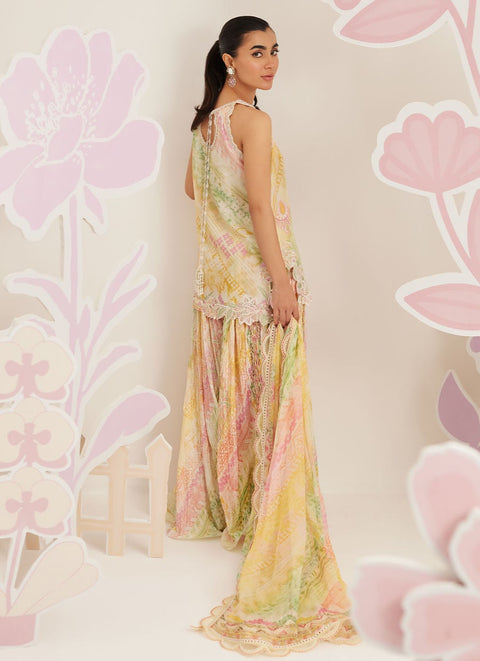 Farah Talib Aziz Luxury Embroidered Lawn 3 Piece Unstitched Elysia