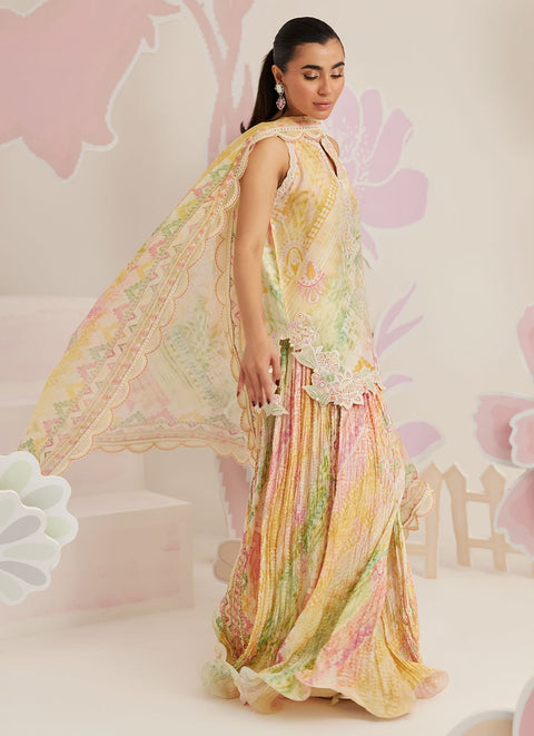 Farah Talib Aziz Luxury Embroidered Lawn 3 Piece Unstitched Elysia