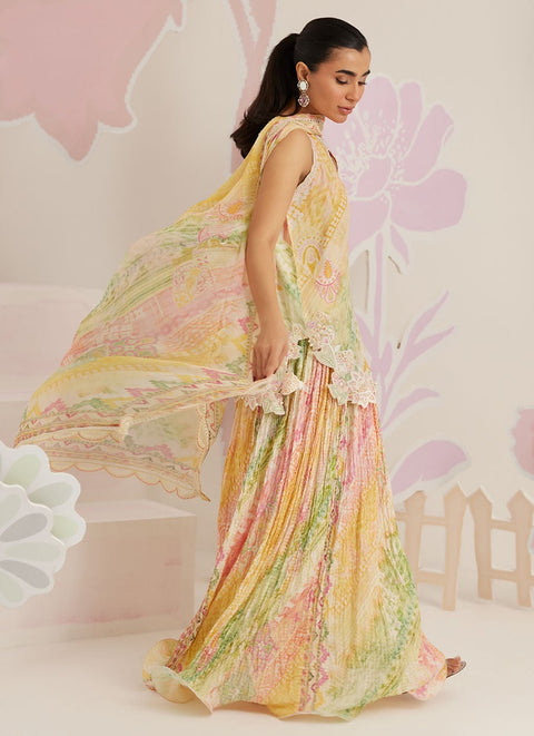 Farah Talib Aziz Luxury Embroidered Lawn 3 Piece Unstitched Elysia
