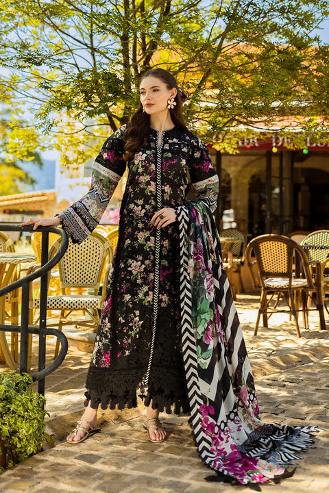 ZAINAB CHOTTANI -3 Piece Unstitched Embroidered Lawn Suit | Zemestan