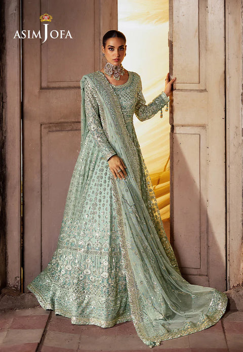 Asim Jofa Couture NetEmbroidered Saree AJKB-07
