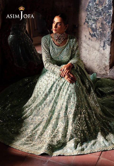 Asim Jofa Couture NetEmbroidered Saree AJKB-07