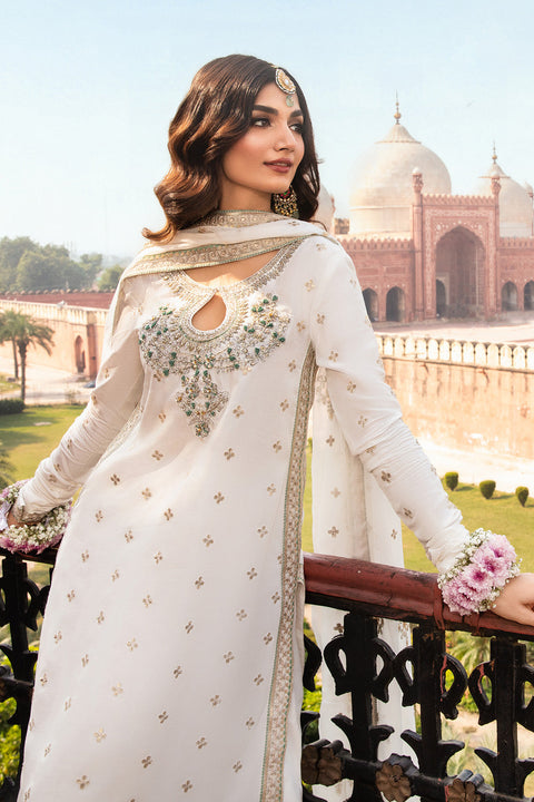 Maria.B Unstitched 3 Pieces Chiffon Embroidered Suit MPC-MINTARA