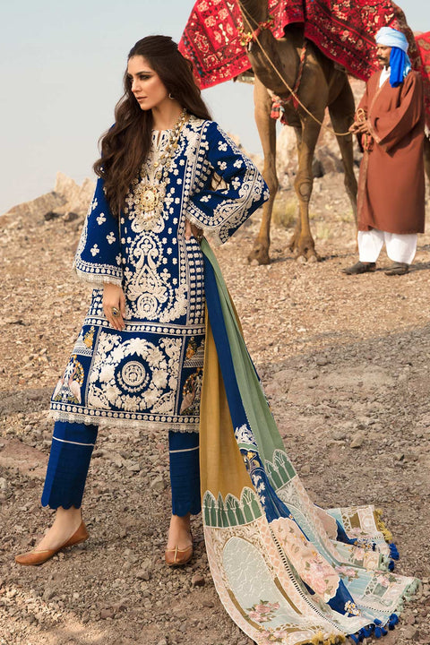 CRIMSON - Luxury Lawn 3-PC Unstitched Festive Edit Lawn Collection  SANGRIA