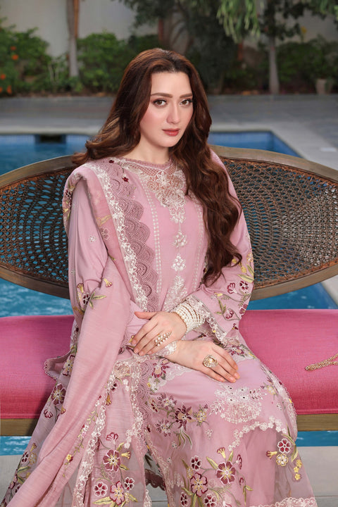 Aneela's  - 3-piece luxury unstiched embroidered dress- (LUX-26-64)