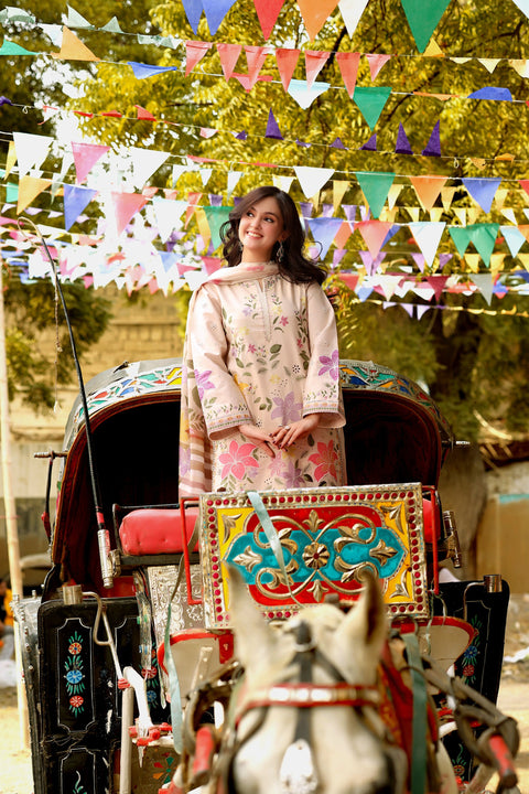 Aneela - Luxury Lawn Embroidered Unstitched 3 Piece - LUX-26-01