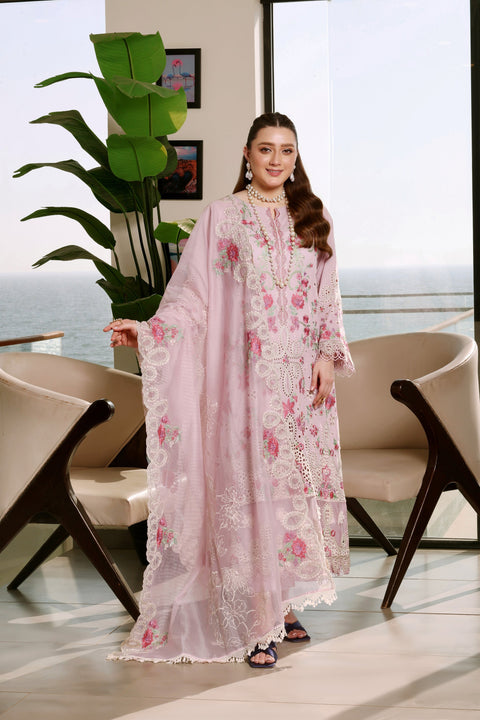 Aneela - Luxury Lawn Embroidered Unstitched 3 Piece -LUX-26-19