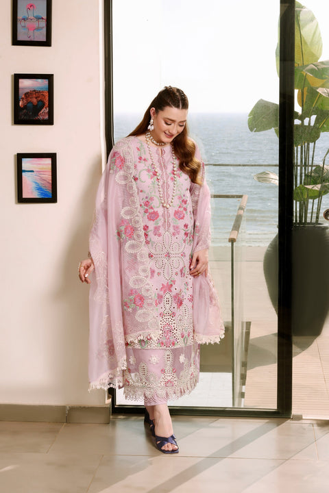 Aneela - Luxury Lawn Embroidered Unstitched 3 Piece -LUX-26-19