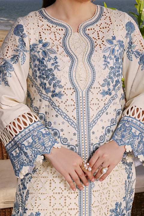 Aneela - Luxury Lawn Embroidered Unstitched 3 Piece -LUX-26-03