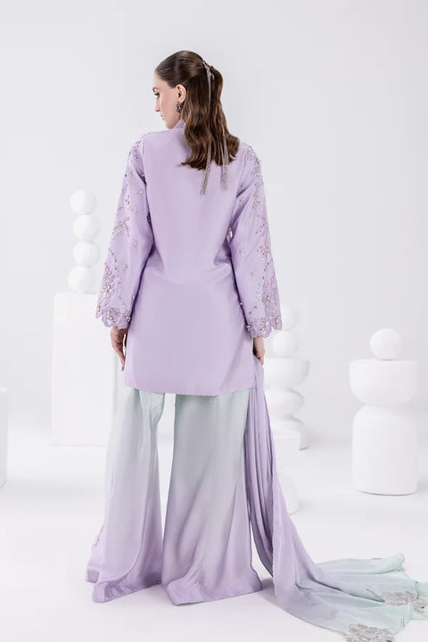 JAZMIN  - 3 Piece Unstitched Embroidered Silk Suit : AM-56