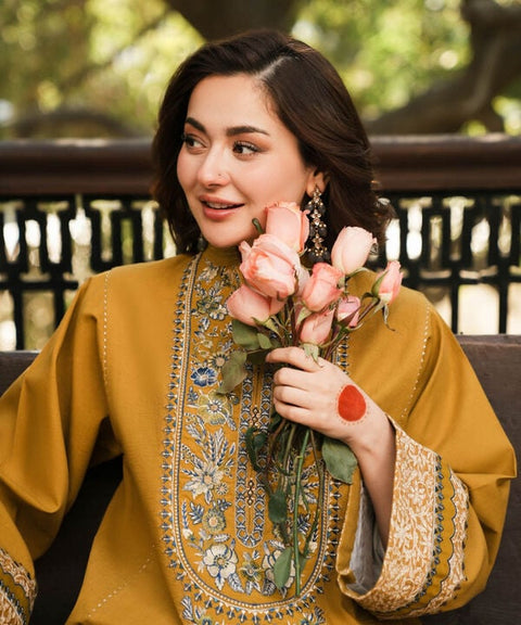 SAPPHIRE -3 Piece Unstitched Embroidered Lawn Suit | YL-1