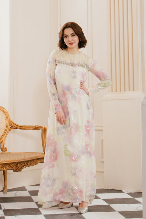 Lulusar - 3-piece embroidered Chiffon suit - (Nirzek)