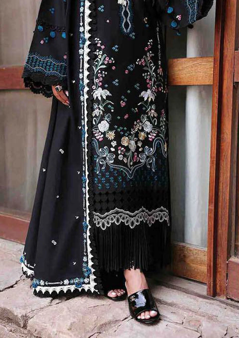 REPUBLIC WOMEN'S WEAR - 3PC DHANAK EMBROIDERED SHIRT WITH DHANAK EMBROIDERED SHAWL AND EMBROIDERED TROUSER - KPR- RPT#5B - Zaraé