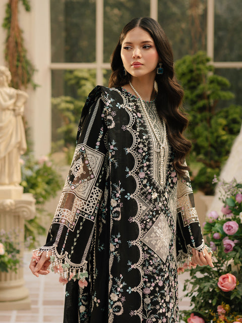 Bin Ilyas -  Luxuxry Embroidered Lawn Suits Unstitched 3 Piece 103 - B - Summer Collection