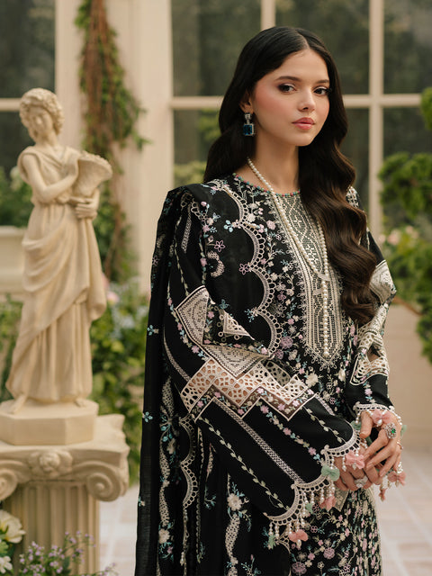 Bin Ilyas -  Luxuxry Embroidered Lawn Suits Unstitched 3 Piece 103 - B - Summer Collection