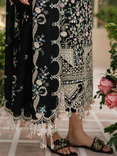 Bin Ilyas -  Luxuxry Embroidered Lawn Suits Unstitched 3 Piece 103 - B - Summer Collection