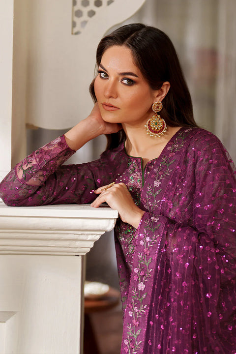 IZNIK - 3 Piece Unstitched Embroidered Lawn Suit : UE-538