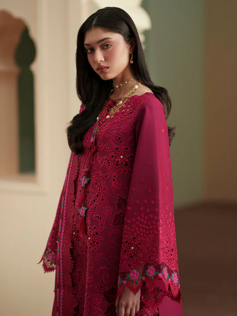 Bin Ilyas- Luxury Lawn Embroidered 3 Piece Unstitched -D-113-B