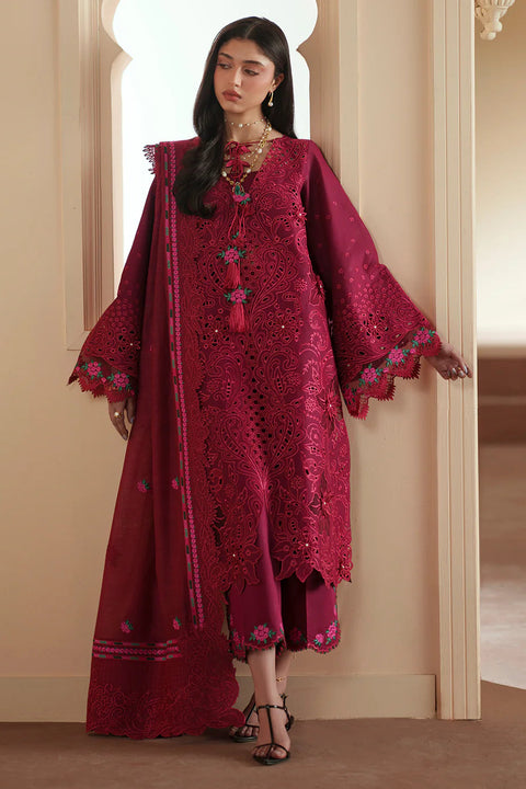 Bin Ilyas- Luxury Lawn Embroidered 3 Piece Unstitched -D-113-B