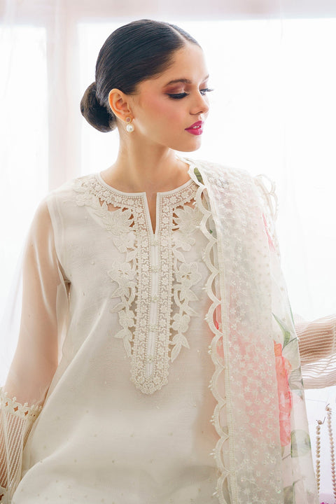 BAROQUE - 3PC UNSTITCHED EMBROIDERED ORGANZA WEDDING COLLECTION - UF-526