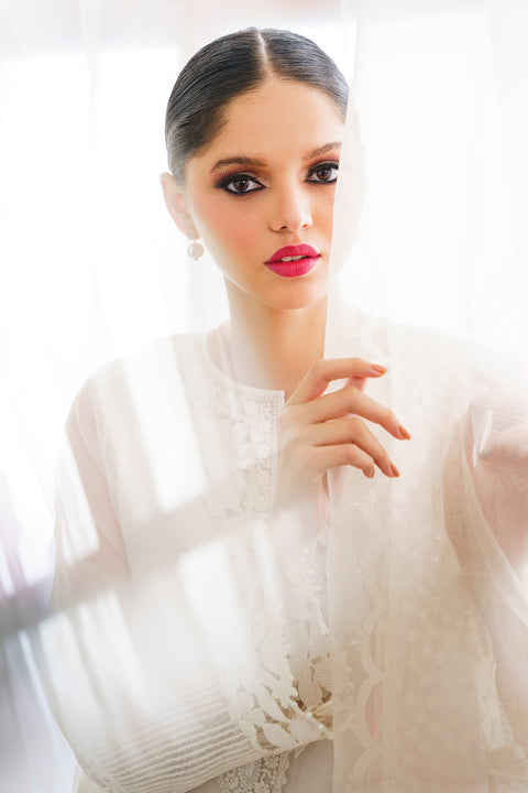 BAROQUE - 3PC UNSTITCHED EMBROIDERED ORGANZA WEDDING COLLECTION - UF-526