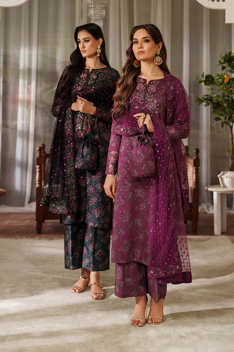 IZNIK - 3 Piece Unstitched Embroidered Lawn Suit : UE-538