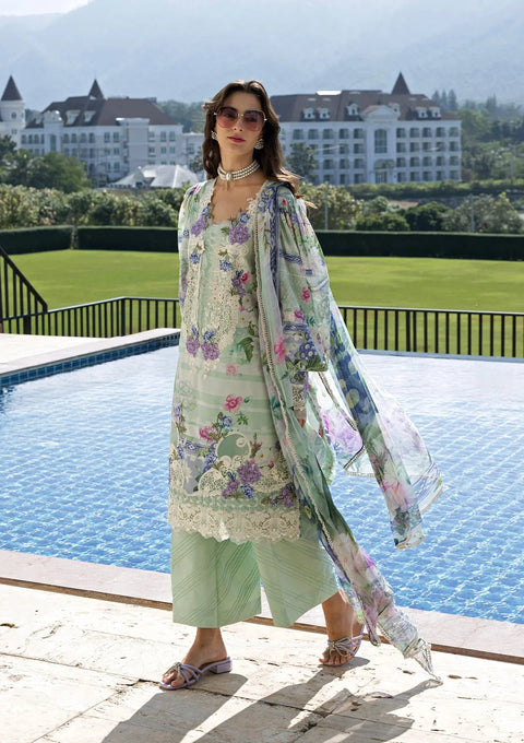 ELAF - 3 Piece Unstitched Embroidered Lawn Suit ESA-6B