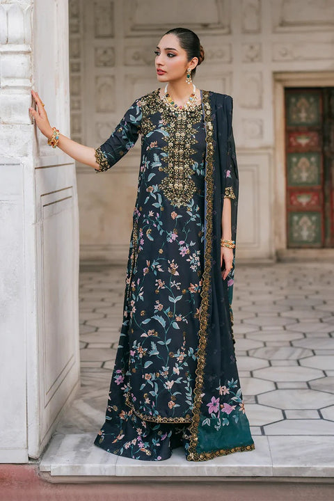 Iznik - Luxury Lawn Embroidered Unstitched 3 Piece - UE-317