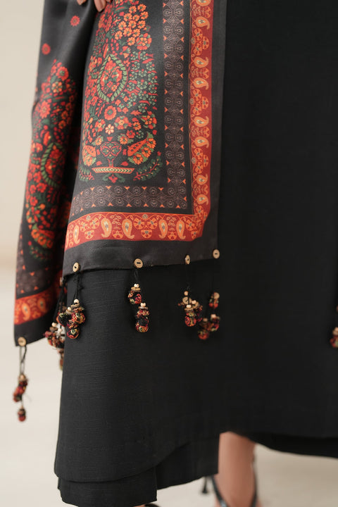 Baroque -3 Piece EMBROIDERED KHADDAR PR-1195
