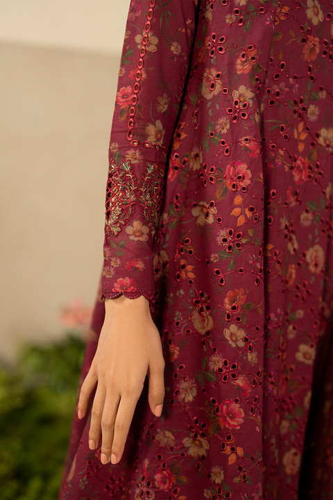 IZNIK - 3 PCS Chickenkar Embroidered Lawn Collection - EFL-10