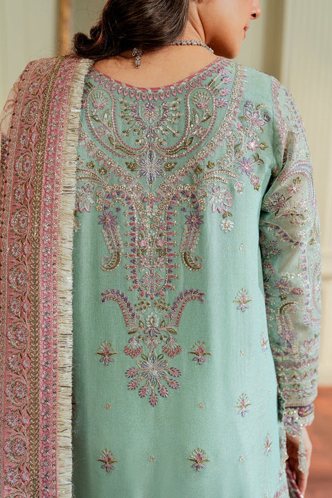 BAROQUE - EMBROIDERED NET CH13-08 UNSTITCHED