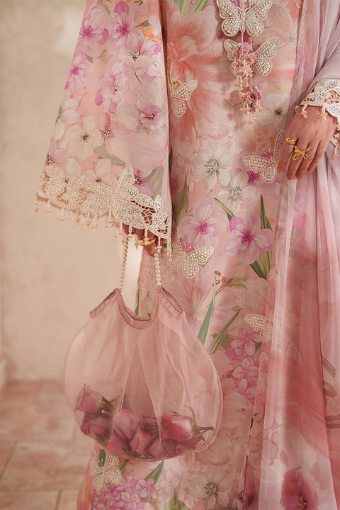 BAROQUE - 3 Piece Unstitched Embroidered Lawn Suit :UF-4412