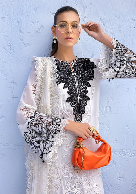 Maria b - 3 Piece Embroidered Paper Lawn Suit | DS-2505-A