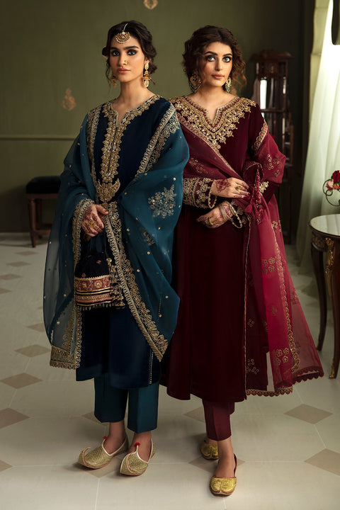 BAROQUE - Velvet Collection 3 Pieces Unstitched PR-874