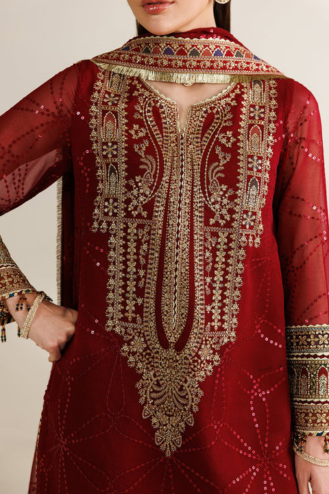 JAZMIN Wedding Chiffon Embroidered Unstitched Collection  UC-3124