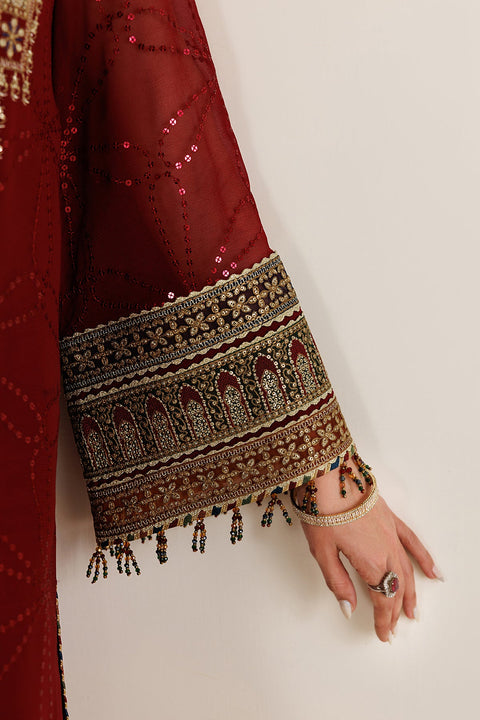 JAZMIN Wedding Chiffon Embroidered Unstitched Collection  UC-3124