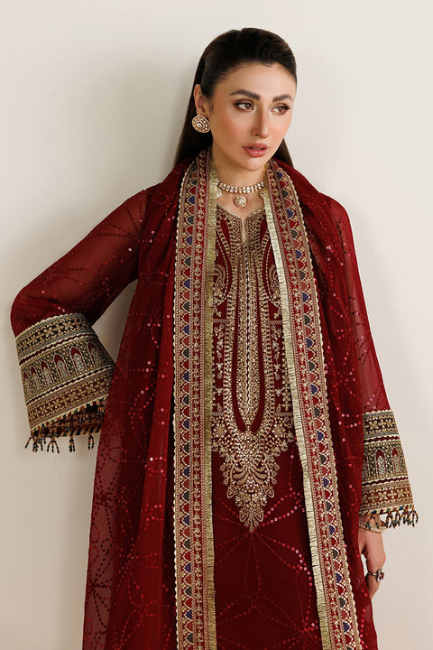 JAZMIN Wedding Chiffon Embroidered Unstitched Collection  UC-3124