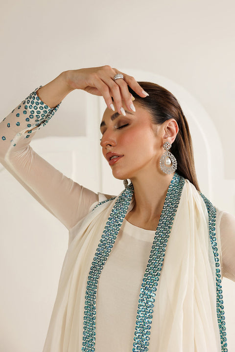 JAZMIN LUXURY EMBROIDERED CHIFFON FORMALS - UC-3134