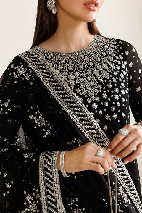 JAZMIN  - 3 Piece Unstitched Embroidered Chiffon Suit : UC-3127