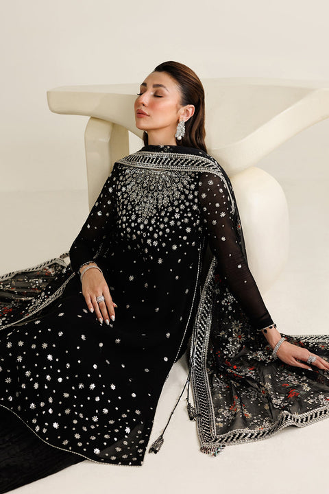 JAZMIN  - 3 Piece Unstitched Embroidered Chiffon Suit : UC-3127