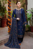 Ramsha - 3PC EMBROIDERED SHIRT HEAVY EMBROIDERED SHAWL DUPATTA AND TROUSER - KPR 020