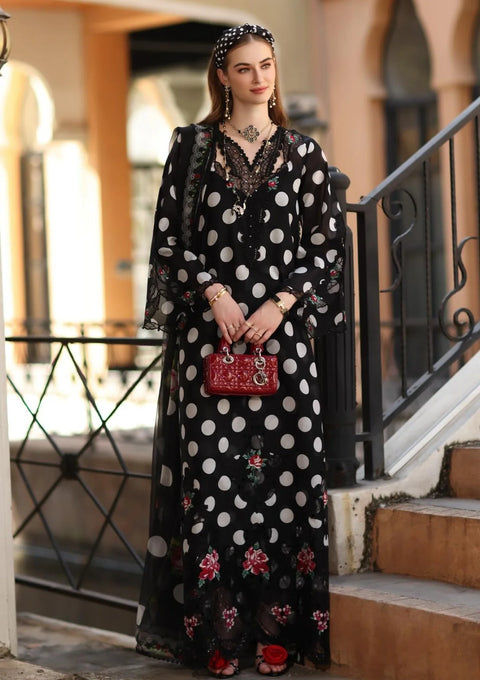 Noor-eid-luxe - 3 Piece Unstitched Embroidered Lawn Suit ESA-6B
