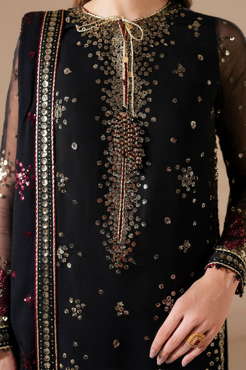JAZMIN - 3PC CHIFFON EMBROIDERED WITH EMBROIDERED DUPATTA -UC-3070