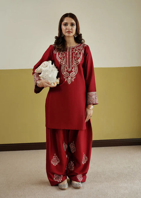 URGE - 2PC LAWN EMBROIDERED SHIRT AND EMBROIDERED TROUSER - KPR 15