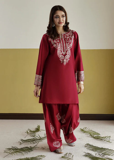 URGE - 2PC LAWN EMBROIDERED SHIRT AND EMBROIDERED TROUSER - KPR 15