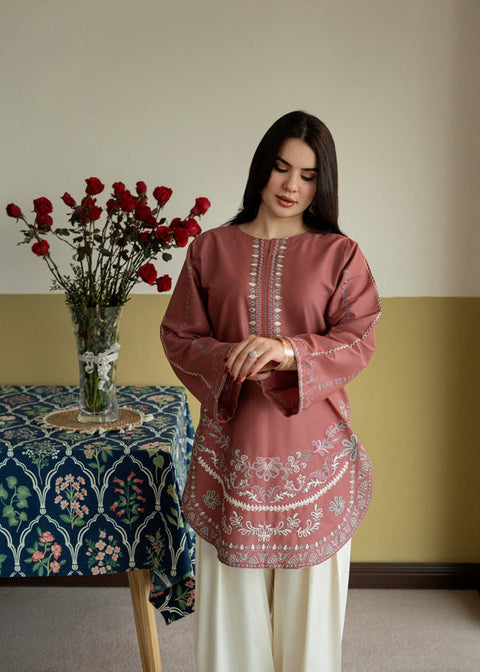URGE - 2PC LAWN EMBROIDERED SHIRT AND EMBROIDERED TROUSER - ZARIF