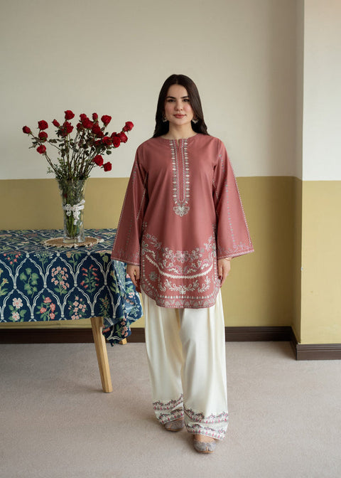 URGE - 2PC LAWN EMBROIDERED SHIRT AND EMBROIDERED TROUSER - ZARIF